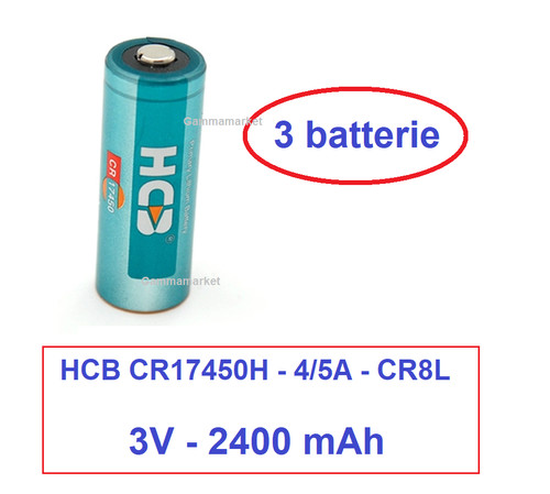 Batterie litio hcb cr17450h - litio,