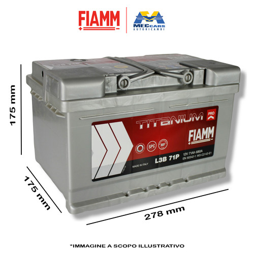 Fiamm batteria titanium pro - pro, 71